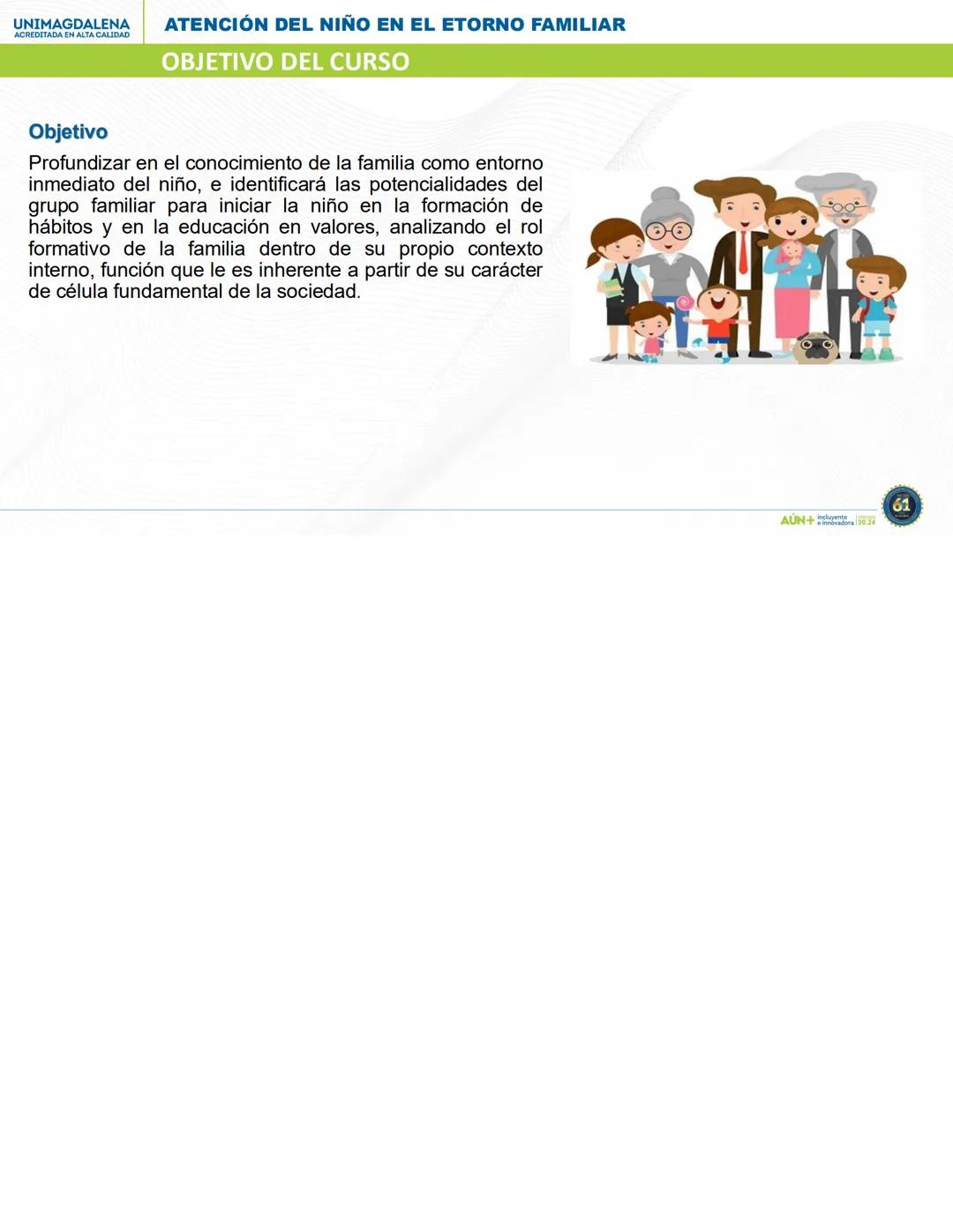 AÚN+
PERIODO 20.24
AÚN+ Independiente
Innovadora 20.24
61 # UNIVERSIDAD DEL MAGDALENA
1962
61
AÚN+
Incluyente
e innovadora
PERIODO 20.24