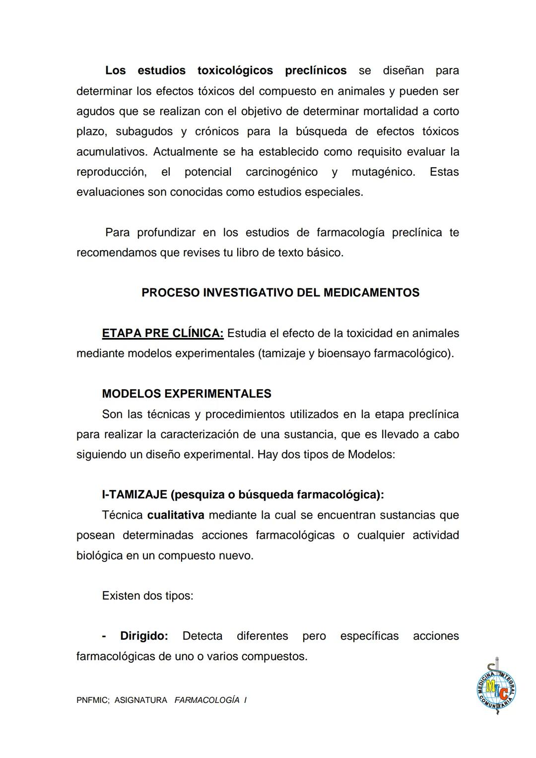 RATURNTEGRAL
FARMACOLOGÍA
MEDICIN
ACTIVIDAD ORIENTADORA 01
SÉPTIMO TRIMESTRE
W CO
TERCER AÑO
VI
FARMACOLOGÍA GENERAL.
MUNITANE
PNFMIC; ASIGN