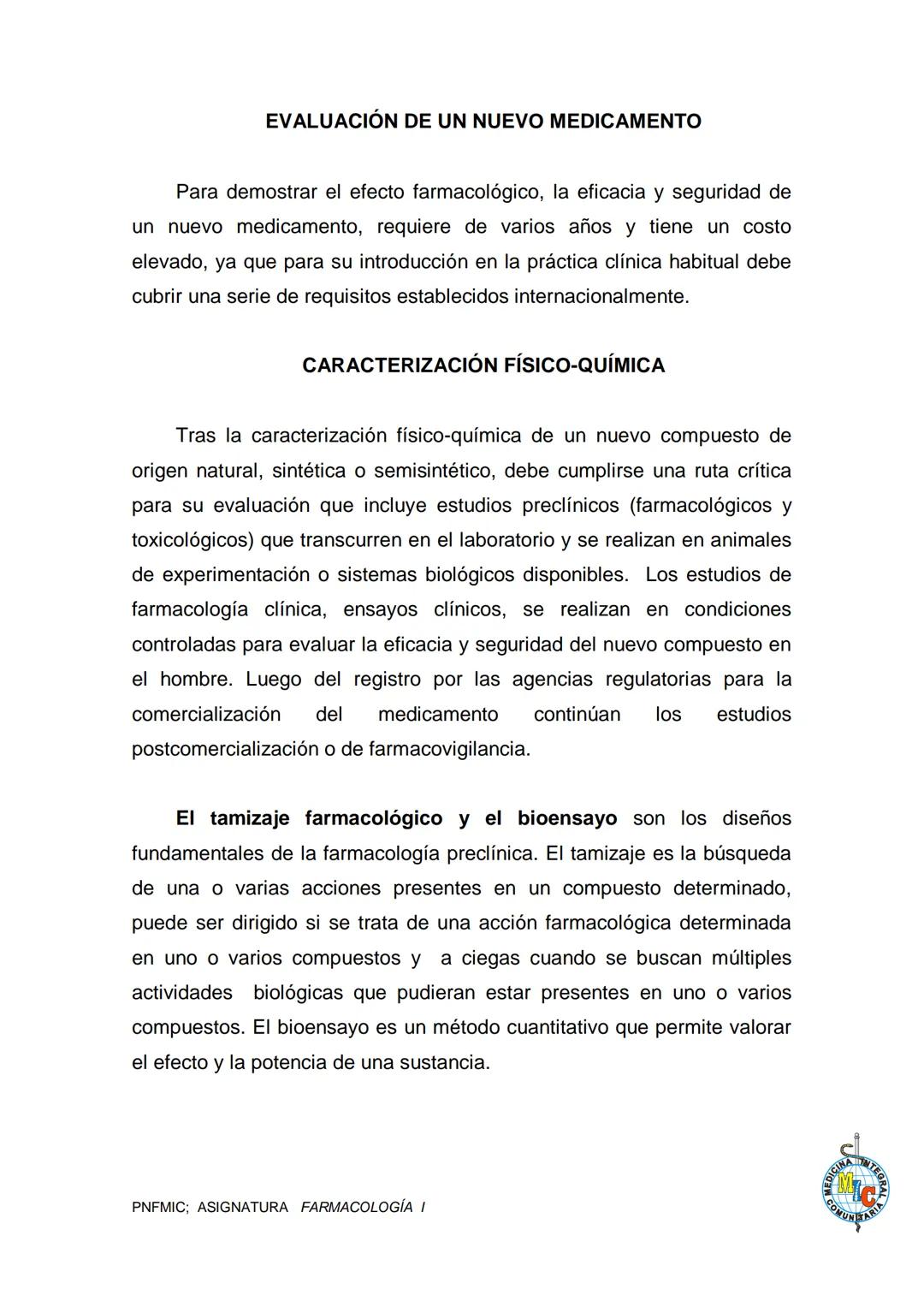 RATURNTEGRAL
FARMACOLOGÍA
MEDICIN
ACTIVIDAD ORIENTADORA 01
SÉPTIMO TRIMESTRE
W CO
TERCER AÑO
VI
FARMACOLOGÍA GENERAL.
MUNITANE
PNFMIC; ASIGN