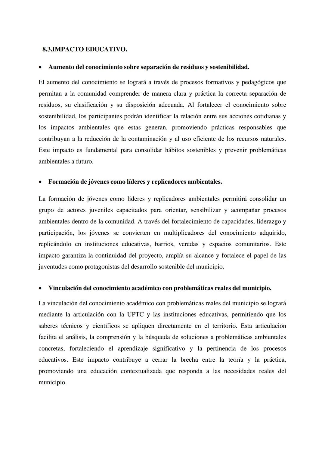 EJE 5; MEDIO AMBIENTE Y TERRITORIO
Consejo Municipal de Juventud - Periodo 2026-2029
Nombre del proyecto:
Juventud Consciente: Ambiente,