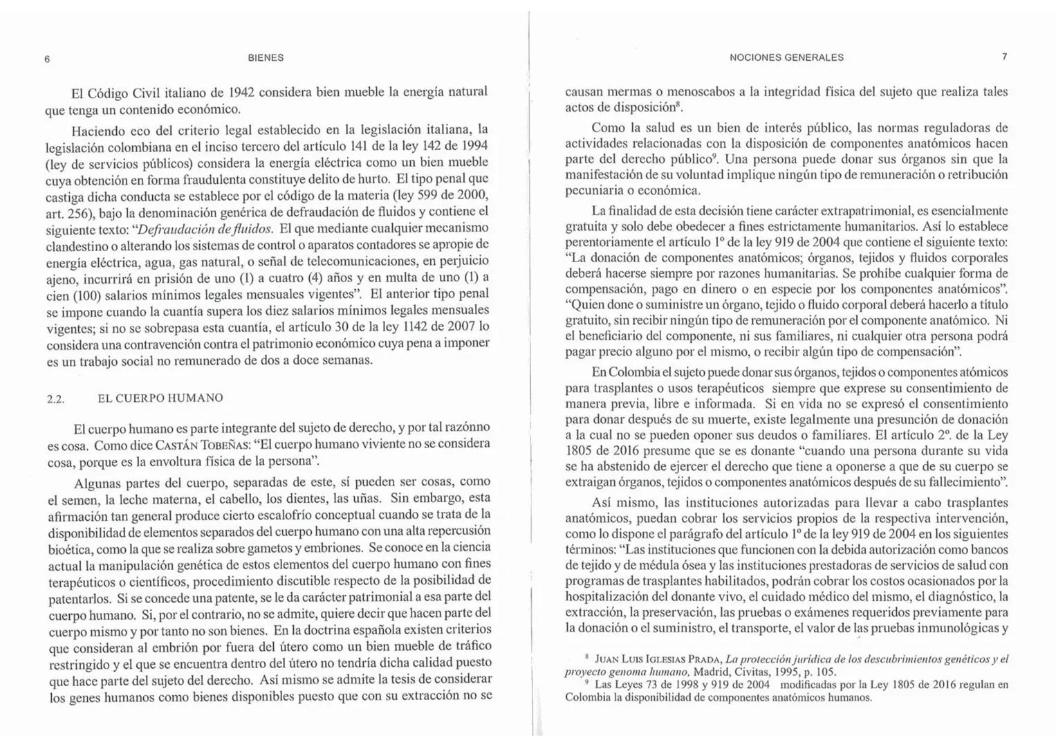 # CAPÍTULO I
NOCIONES GENERALES
Sección I. Concepto de bien
1. COSA Y BIEN
El término "cosa", desde el punto de vista ontológico, tiene d