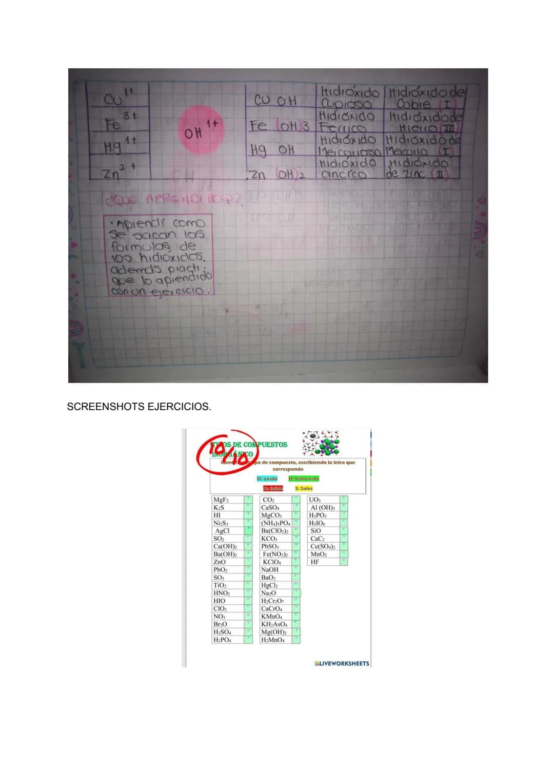 Topic Nomenclatura de ácidos.
# ÁCIDOS
## HIDRÁCIDOS
## OXACIDOS
H+ NM
1. HIDRÁCIDOS
* También conocido como ácidos binarios.
* No