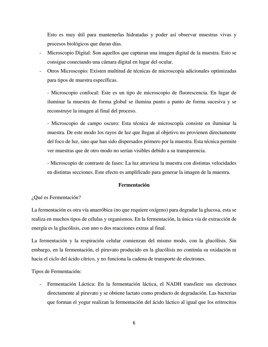 # Tabla de contenido
## El Microscopio.....................................................................................................