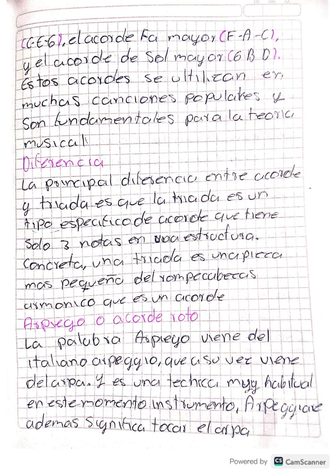 # TAREA # 1
## Acorde
Los acordes forman parte de la armonia de las canciones, por que estan presente en la mayoria de las canciones que esc