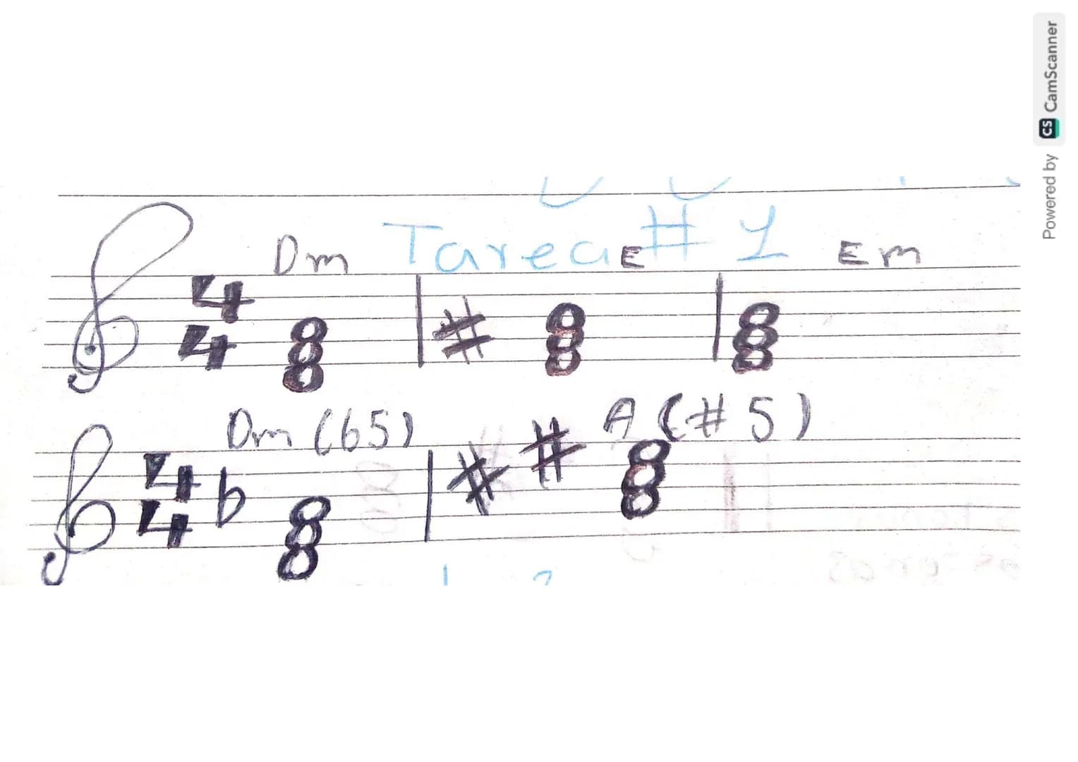# TAREA # 1
## Acorde
Los acordes forman parte de la armonia de las canciones, por que estan presente en la mayoria de las canciones que esc