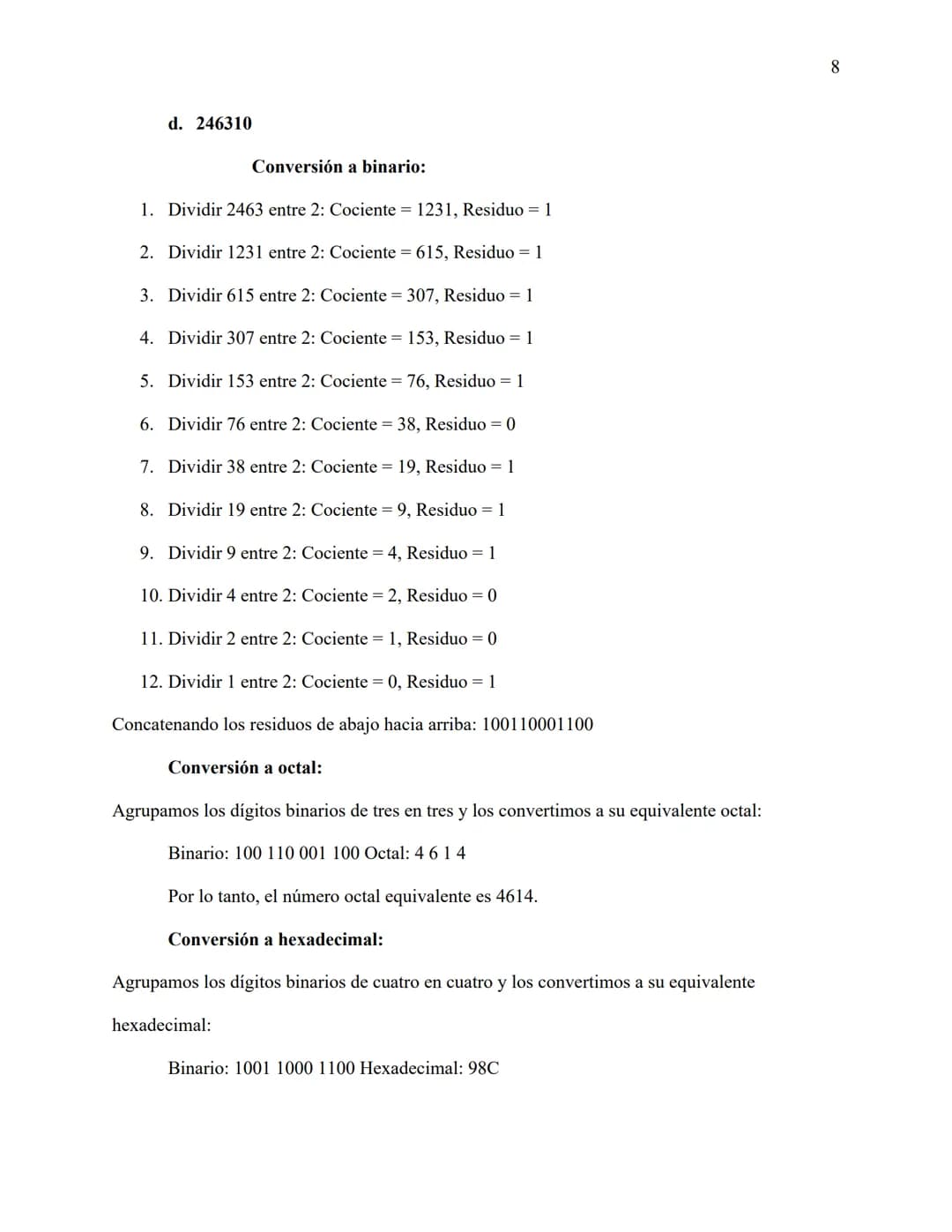 2
### Introducción
En el mundo de la informática y la electrónica, la conversión entre diferentes sistemas numéricos es una tarea fundamen