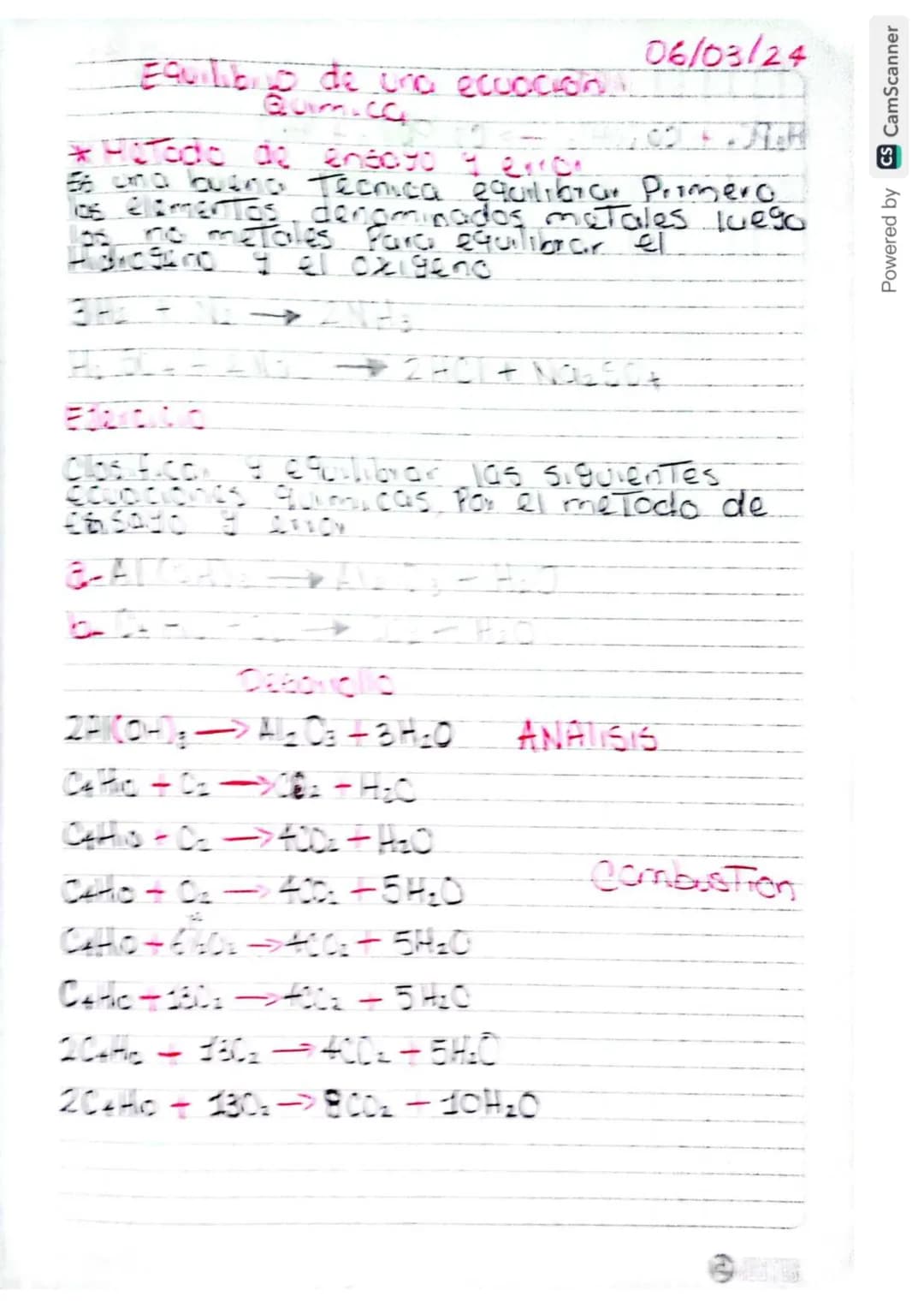 ## Reacciones Quimicas
21-02-24
Una reaccion quimica es un proceso quimico en el cual unas sustancias, denominadas reactivos, se transforma