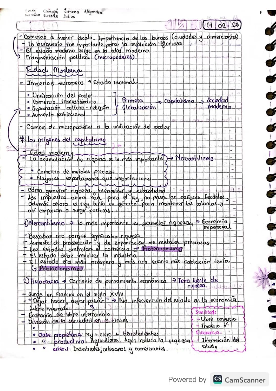13 02 23
# El mundo de la economía.
## Sutemas económicos.
- Tipos de organización económica en su contexto histórico
- Identificar Ya par
