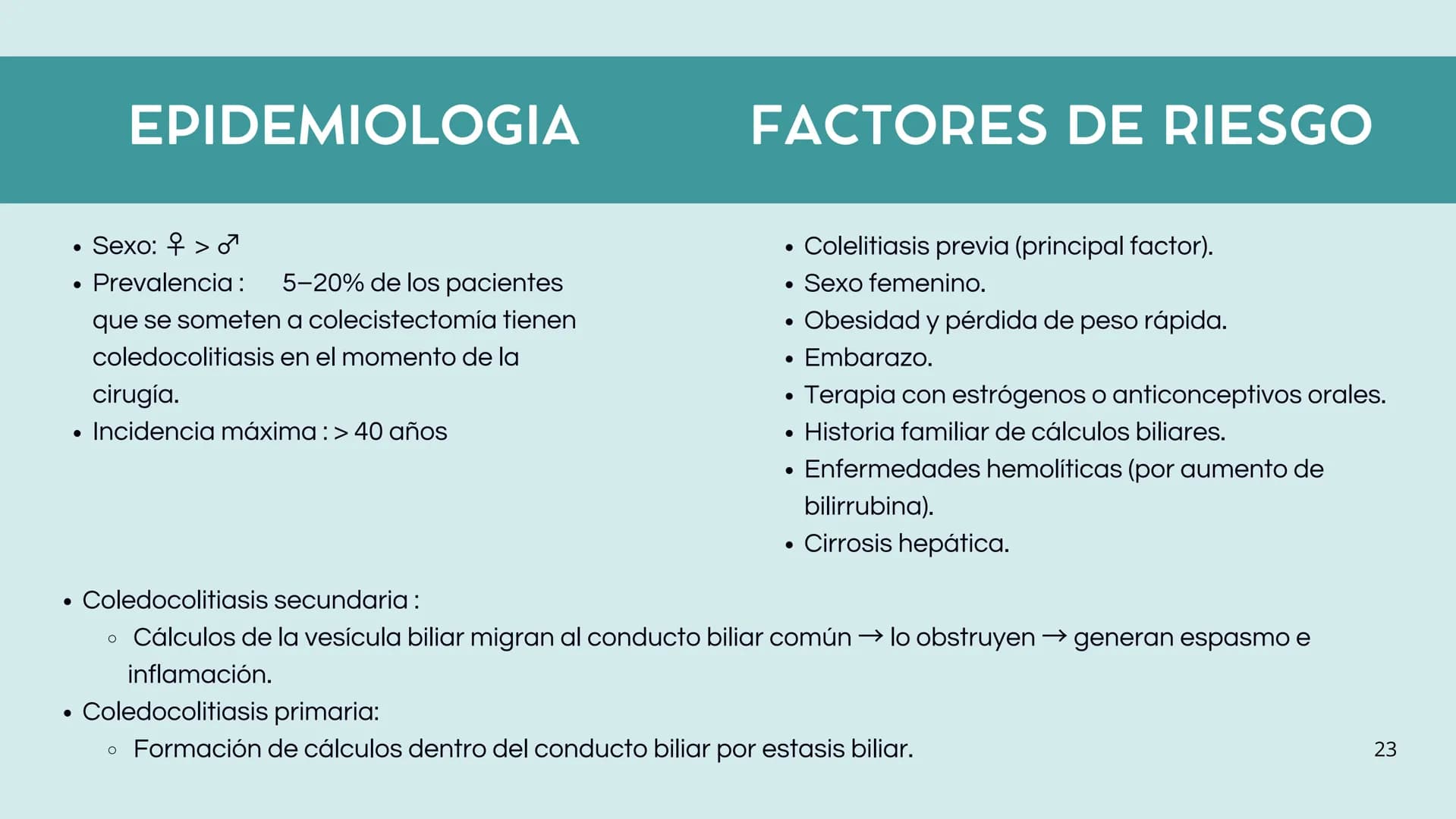 # FORMACIÓN DE LA BILIS
* Colesterol
* Electrolitos y
agua
* Sales Biliares
* Bilirrubina
* Fosfolipidos
Canal biliar
Arteri