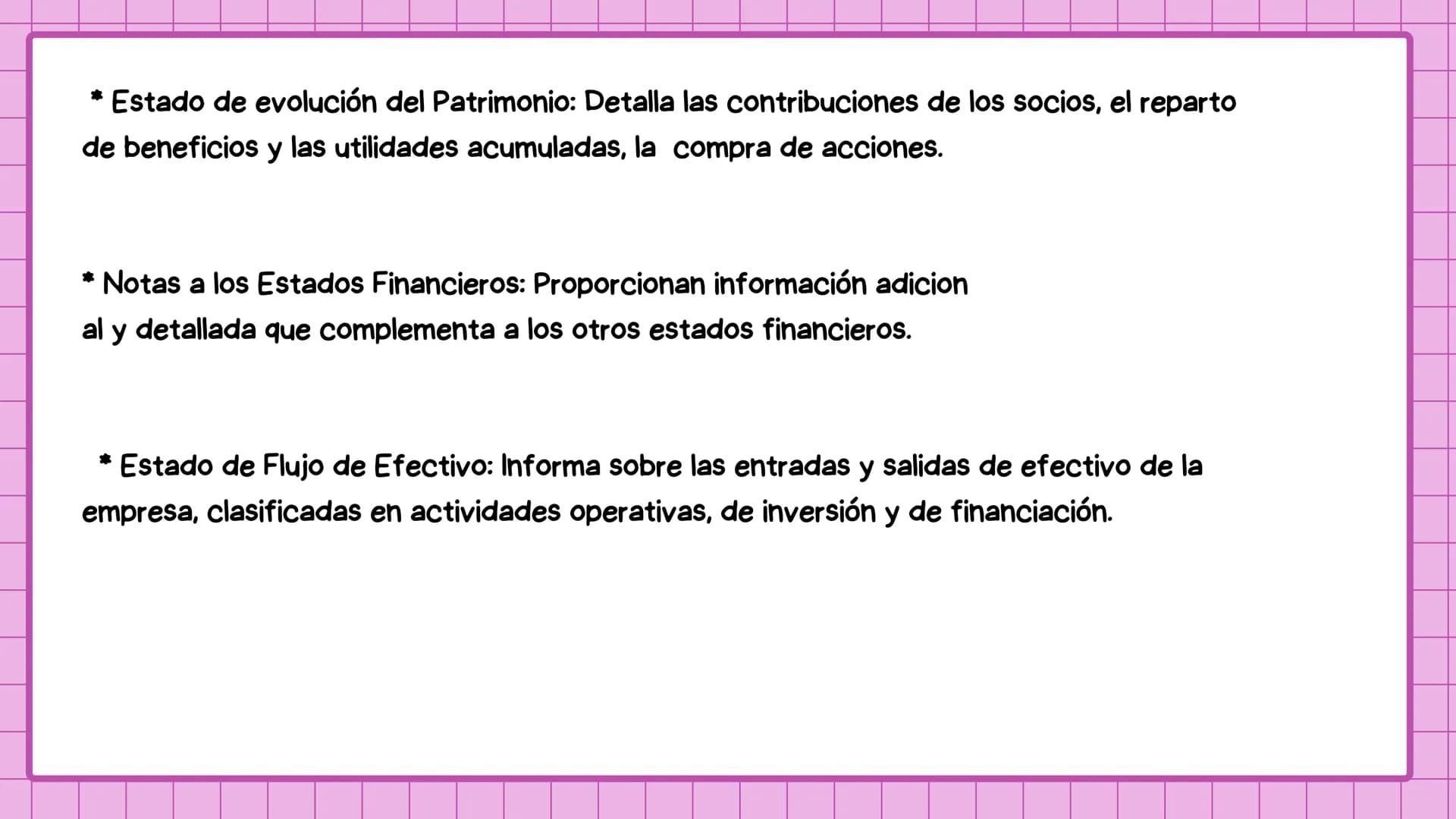 # Características cualitativas de la información financiera
son los atributos que hacen que la información sea efectiva para los usuarios a