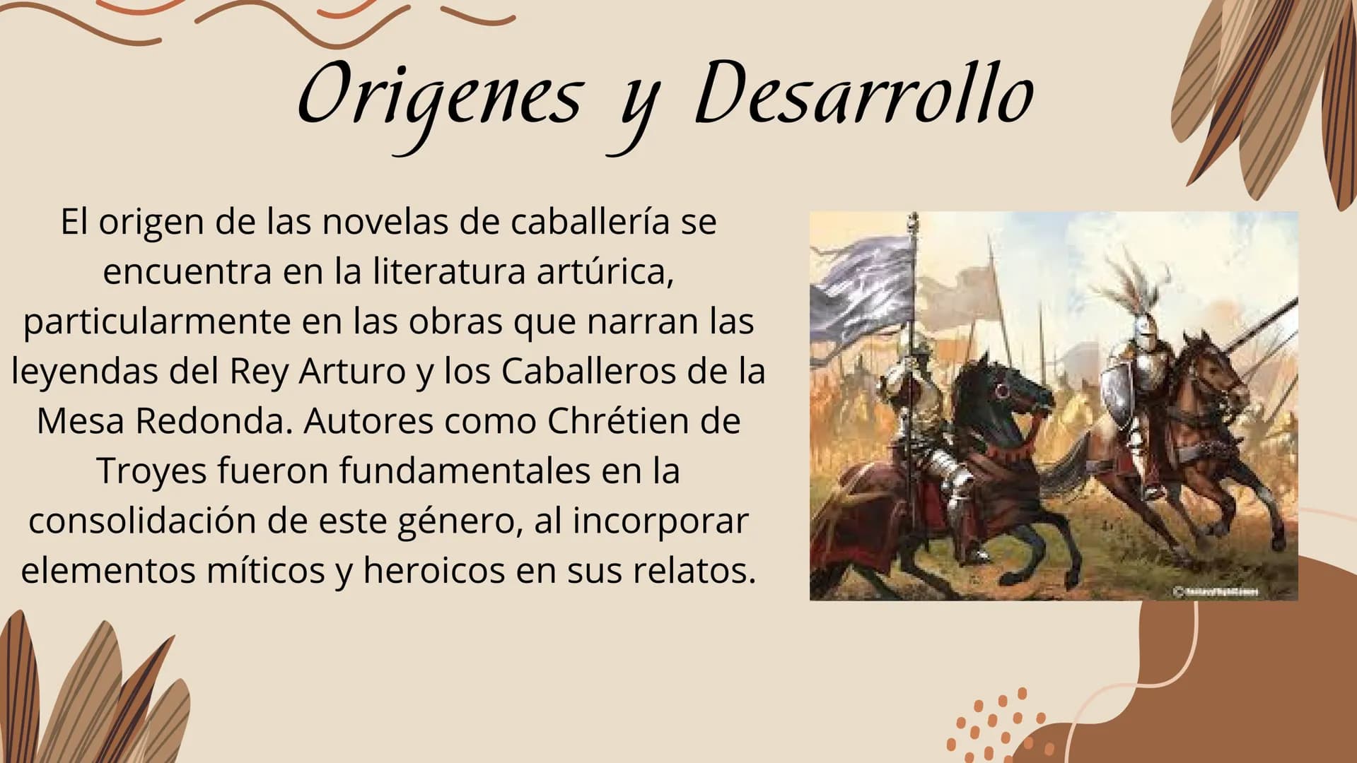 # ¿Que son?
Las novelas de caballería son un género literario popular durante la Edad Media y el Renacimiento. Surgieron en Europa en el sig