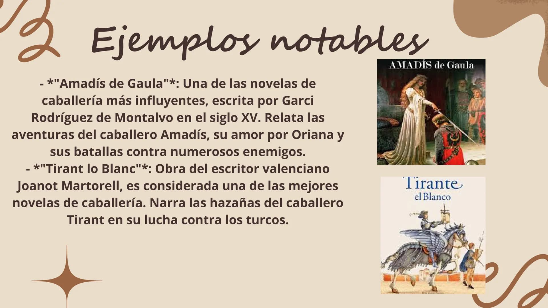 # ¿Que son?
Las novelas de caballería son un género literario popular durante la Edad Media y el Renacimiento. Surgieron en Europa en el sig