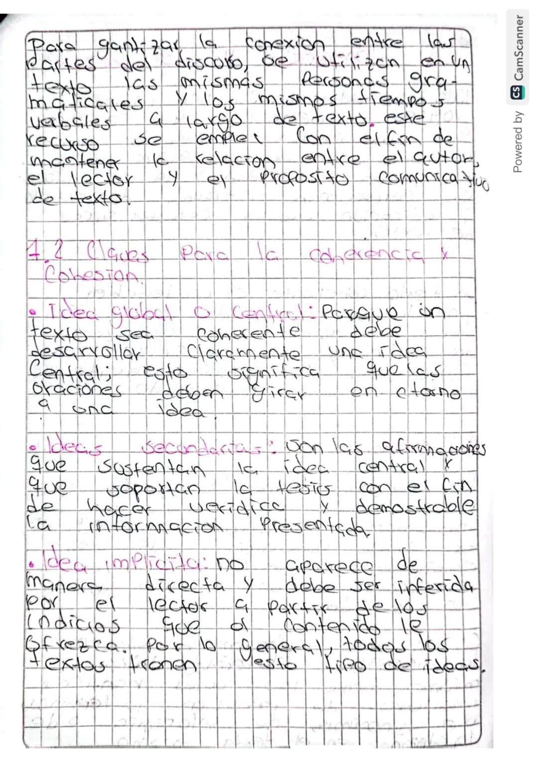 # La Coherencia y la cohesión
Todo texto debe guardar una unidad lógica y semántica que permita que sus oyentes lectores comprendan el mensa