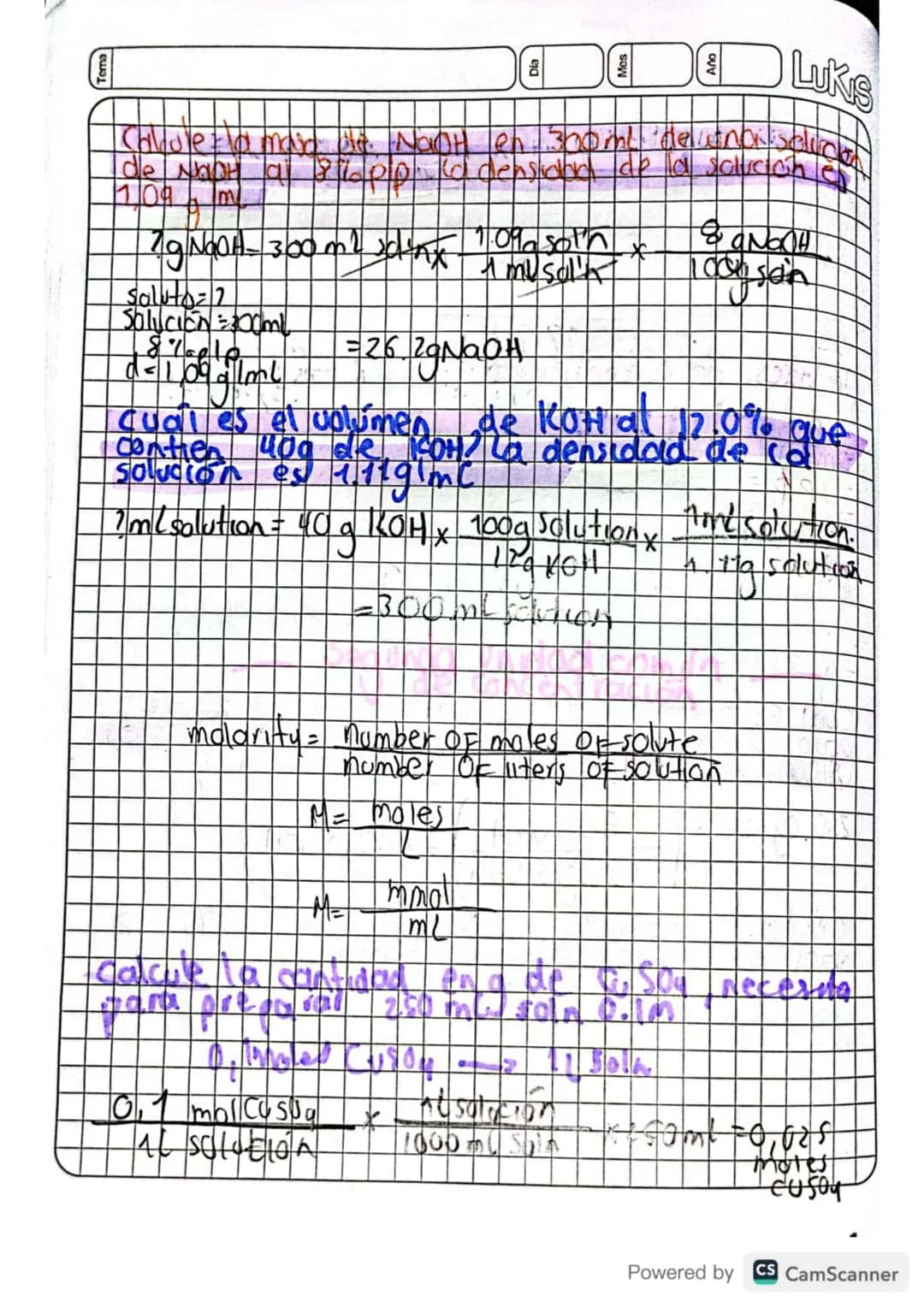 # MATERIA Y ENERGIA
## Quimica
- Es la ciencia que describe la materia -sus propiedades, los cambios que sufre, y los cambios de energia qu