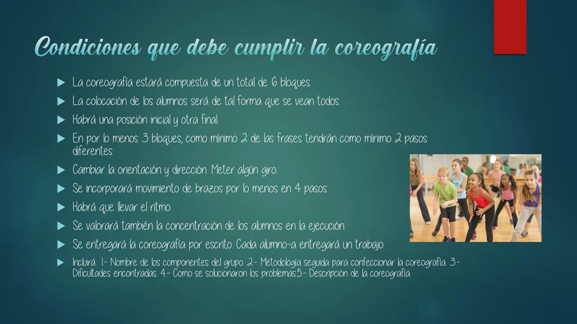 # Aerobic
- Es una actividad física practicada con acompañamiento musical.
- Busca el desarrollo y/o mantenimiento del estado de forma gener