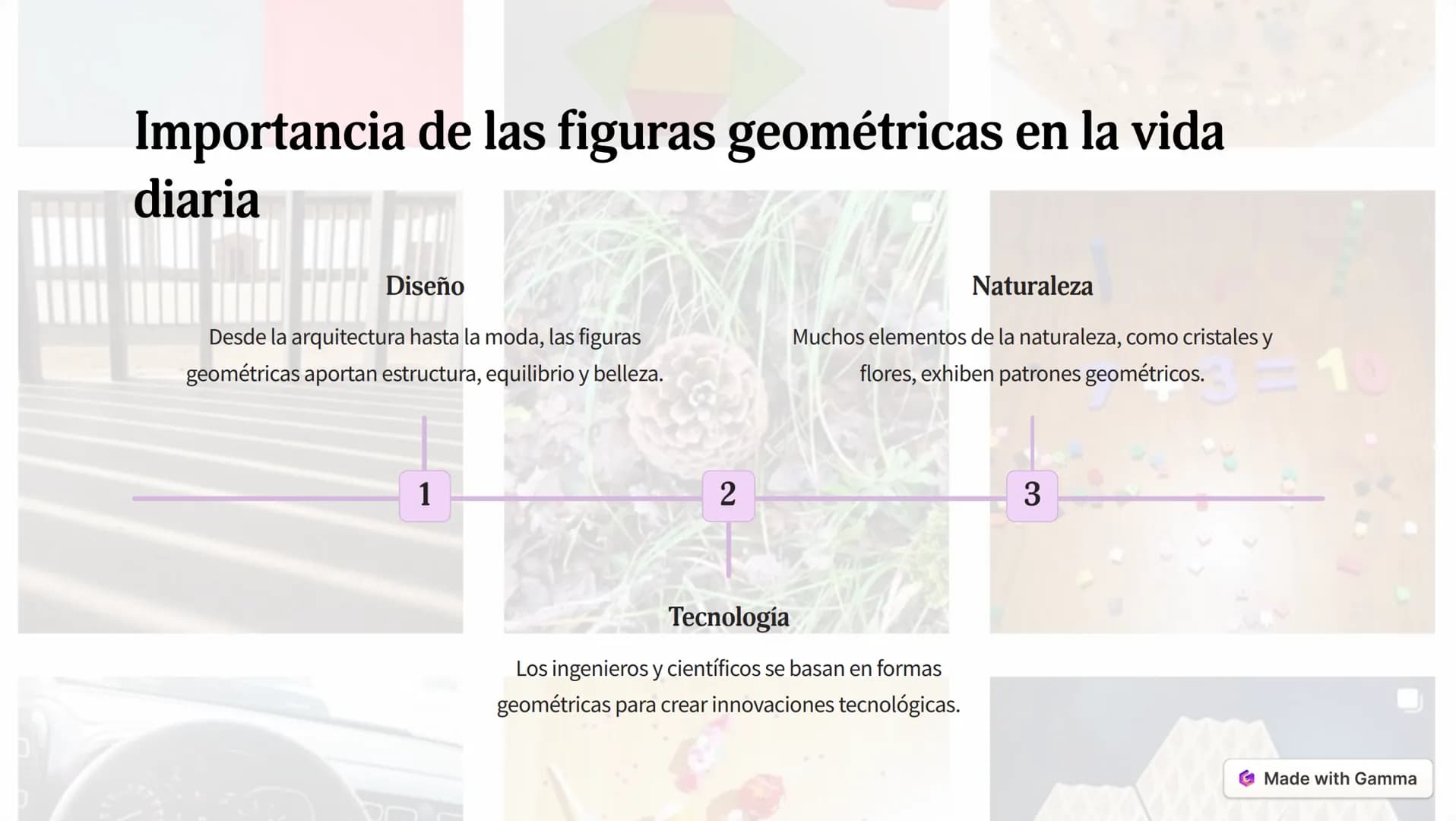 # Tipos de figuras geométricas
## Básicas
Triángulos, cuadrados, círculos y
rectángulos son las formas
geométricas más fundamentales.
## P