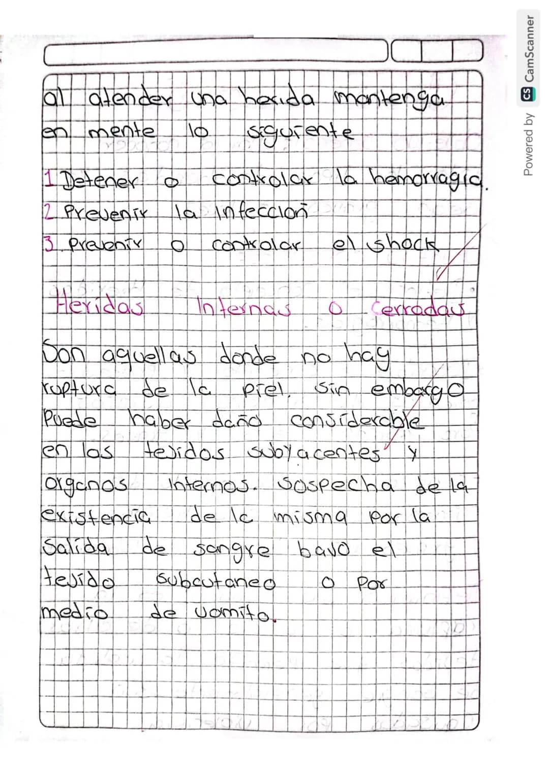 # (Heridas I hemorragias)
## Objetivo General:
Dar a conocer todos los tipos de heridas ya sean graves o leves.
## Objetivo Especifico:
-