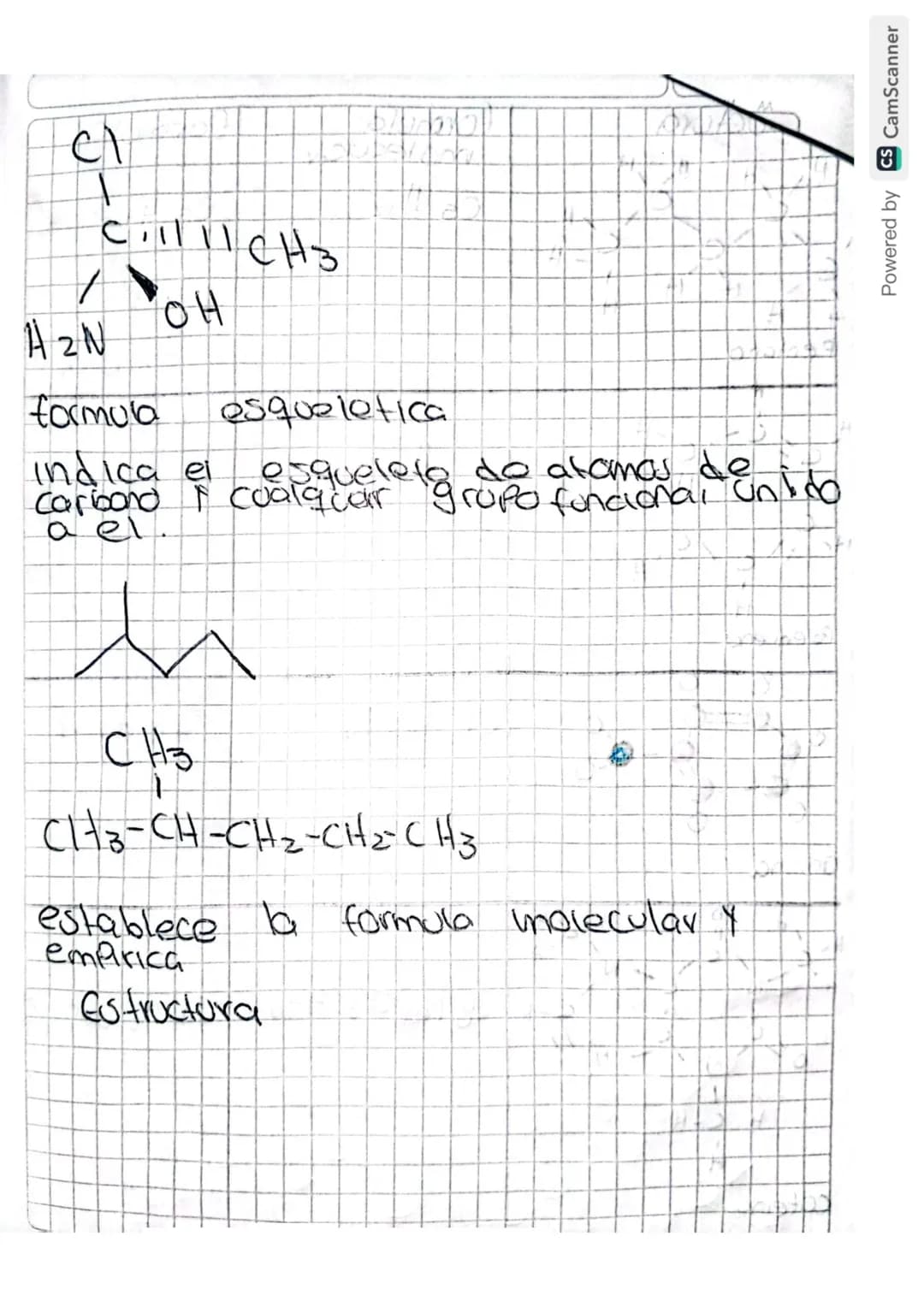 # formula molecular
Indica el numero exacto de atomo de coda elemento en una molecula
ej: (C4H8)
# formula semidesarrollada
se agrupan los