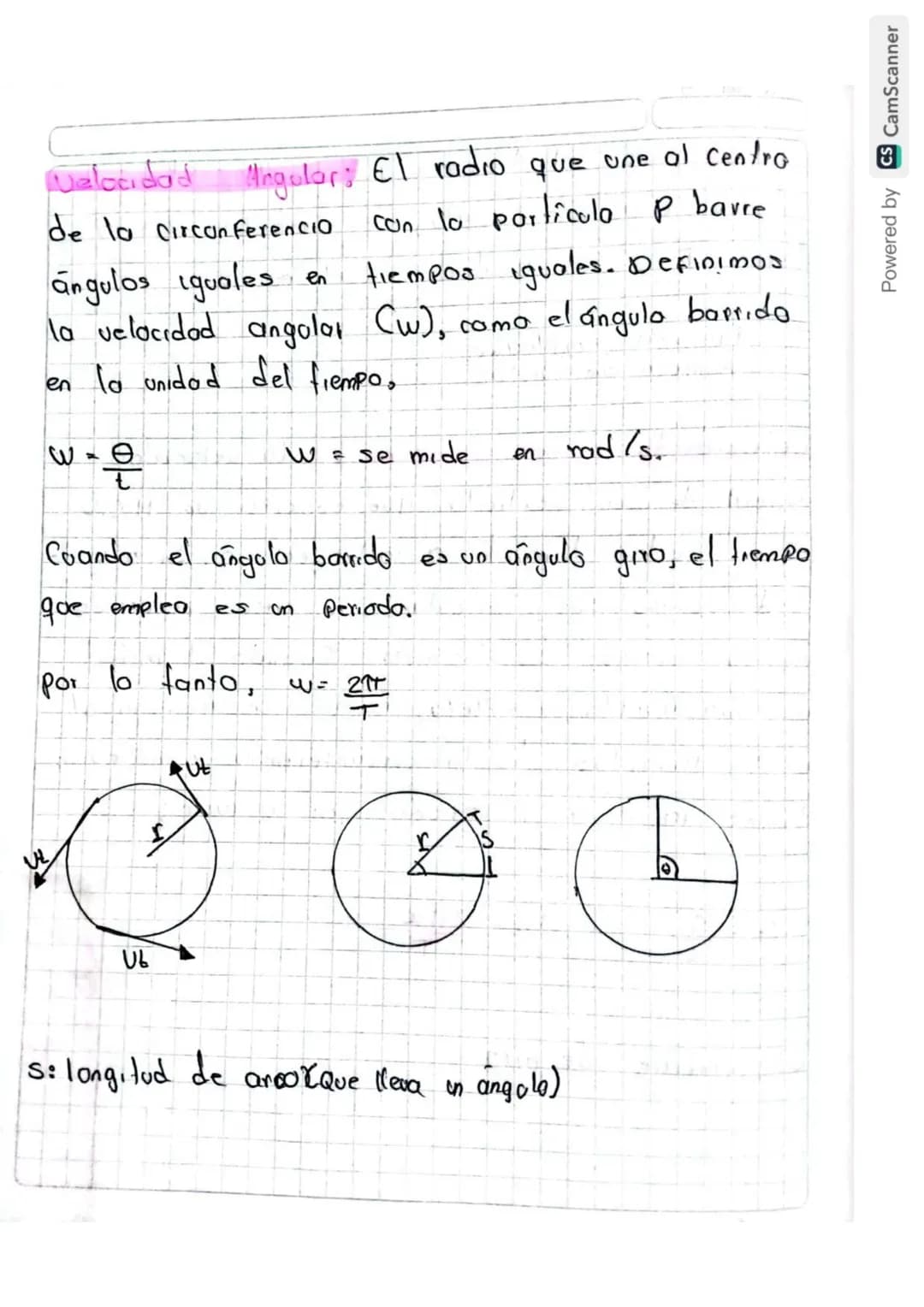# Movimiento Circular uniforme, M.C.U
El M.C.U es el movimiento de un cuerpo cuando describe una Circunferencia con rapidez constante.
La Tr