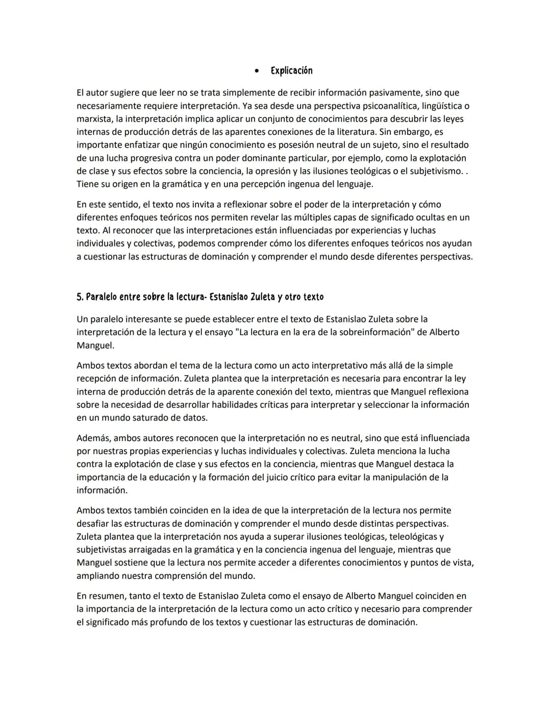 # 1. Mapa mental
## SOBRE LA LECTURA
Estanislao Zuleta
- Leer es trabajar
- Leer efectivamente requiere una interpretación Fuerte
- La m