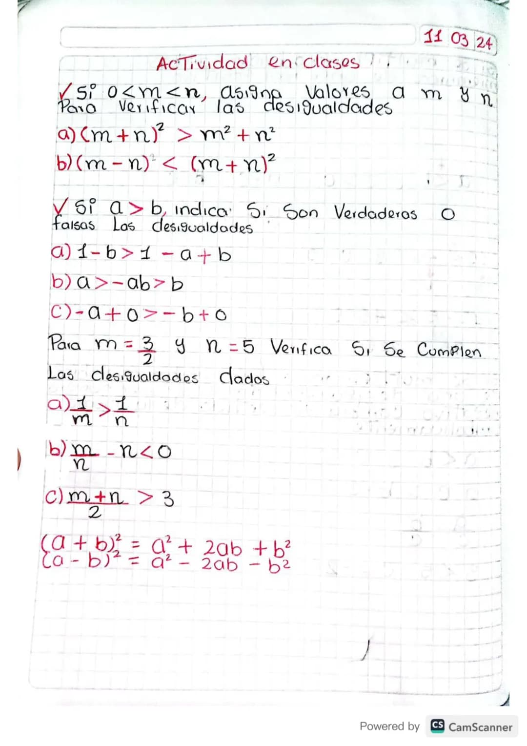 26 02 24
Operaciones con nommeros
reales
$(-\frac{1}{2}) - (-\frac{4}{8}) + \frac{2}{4} - \frac{7}{2} = -\frac{1}{2} + \frac{1}{2} + \frac{1