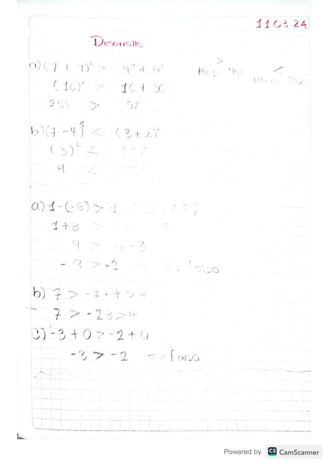 26 02 24
Operaciones con nommeros
reales
$(-\frac{1}{2}) - (-\frac{4}{8}) + \frac{2}{4} - \frac{7}{2} = -\frac{1}{2} + \frac{1}{2} + \frac{1