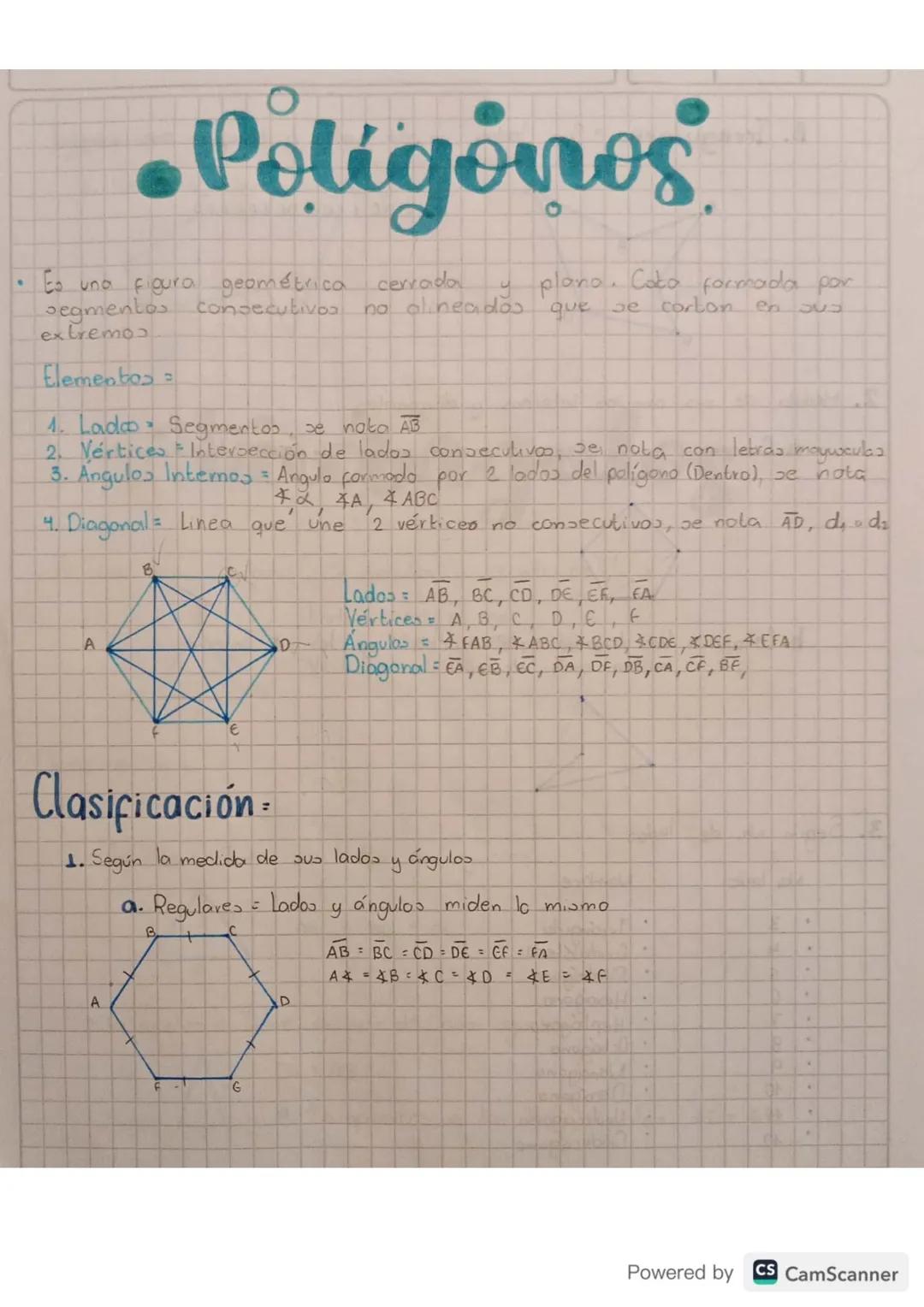 Poligonos
.
Es una figura geométrica cerrada
y plano. Cato formada por
no alineados que se
corton
ea
segmentos consecutivos
extremos
Element