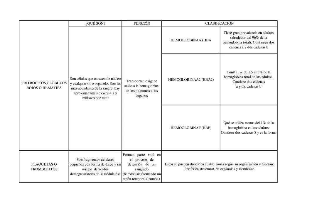 Tipos de células sanguíneas