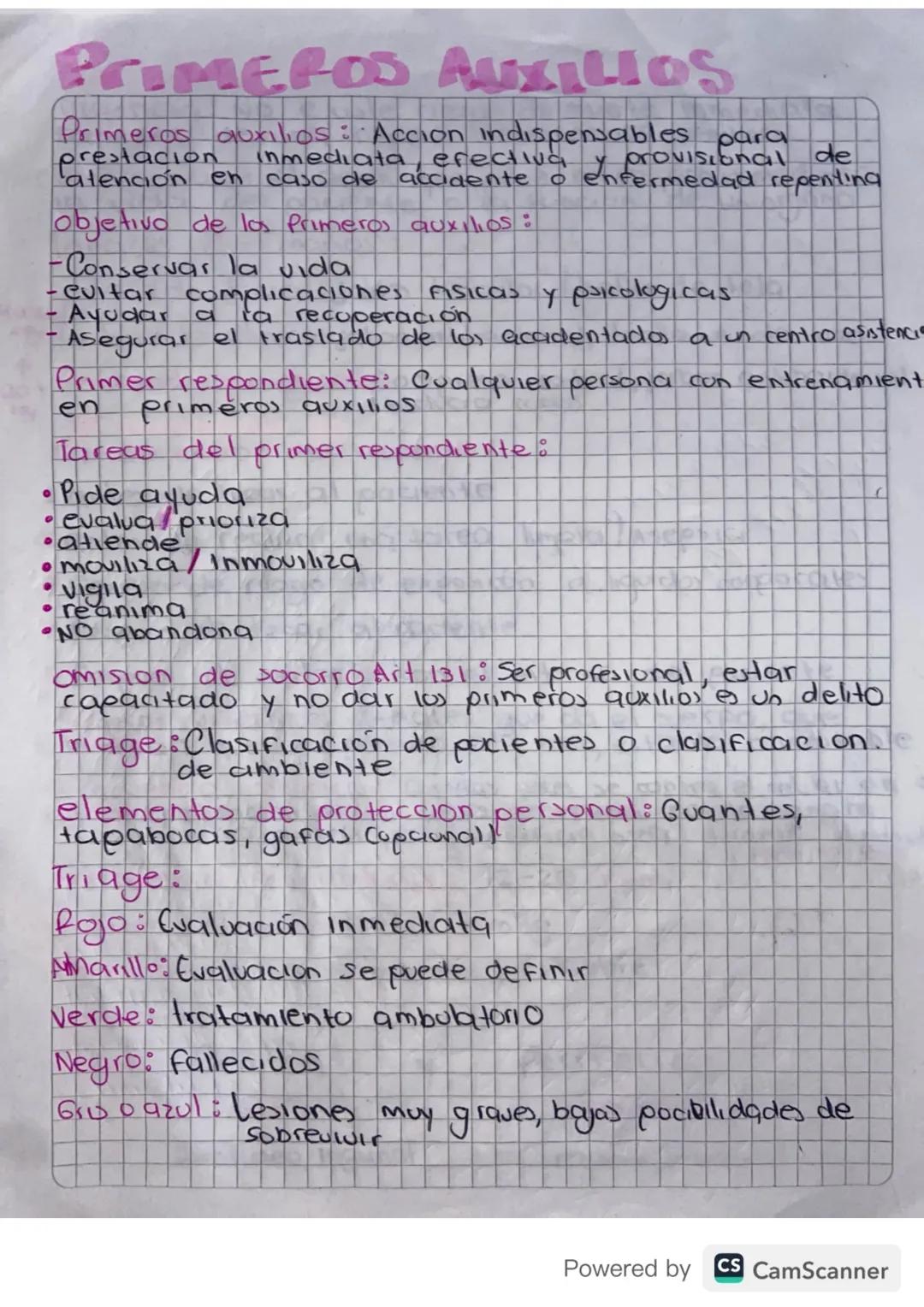 PRIMEROS AUXILIOS
Primeros auxilios: Accion indispensables para
inmediata, erectiva provisional de
en caso de accidente 8 enfermedad repenti