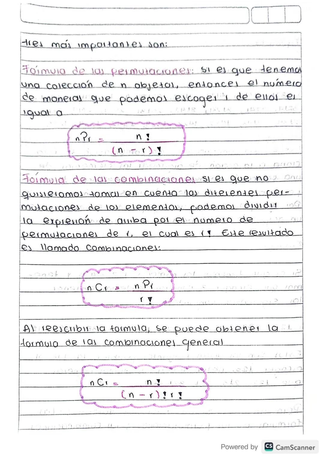 E
STETTU CAO por U₁TUT,
PERMUIACIONES I COMBINACIONE
las
permutaciones y
las combinaciones son combinaciO-
maneras de represental grupos de