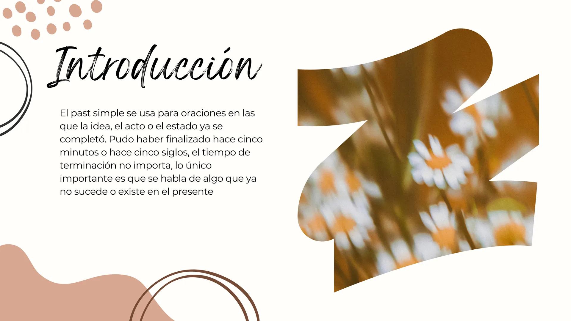 Past simple Índice
еее
01. INTRODUCCIÓN
02.PASADO SIMPLE
03.VERBOS REGULARES
04.VERBOS IRREGULARES
05. EJEMPLOS
06. COMO SE APLICA
EN EL ICF