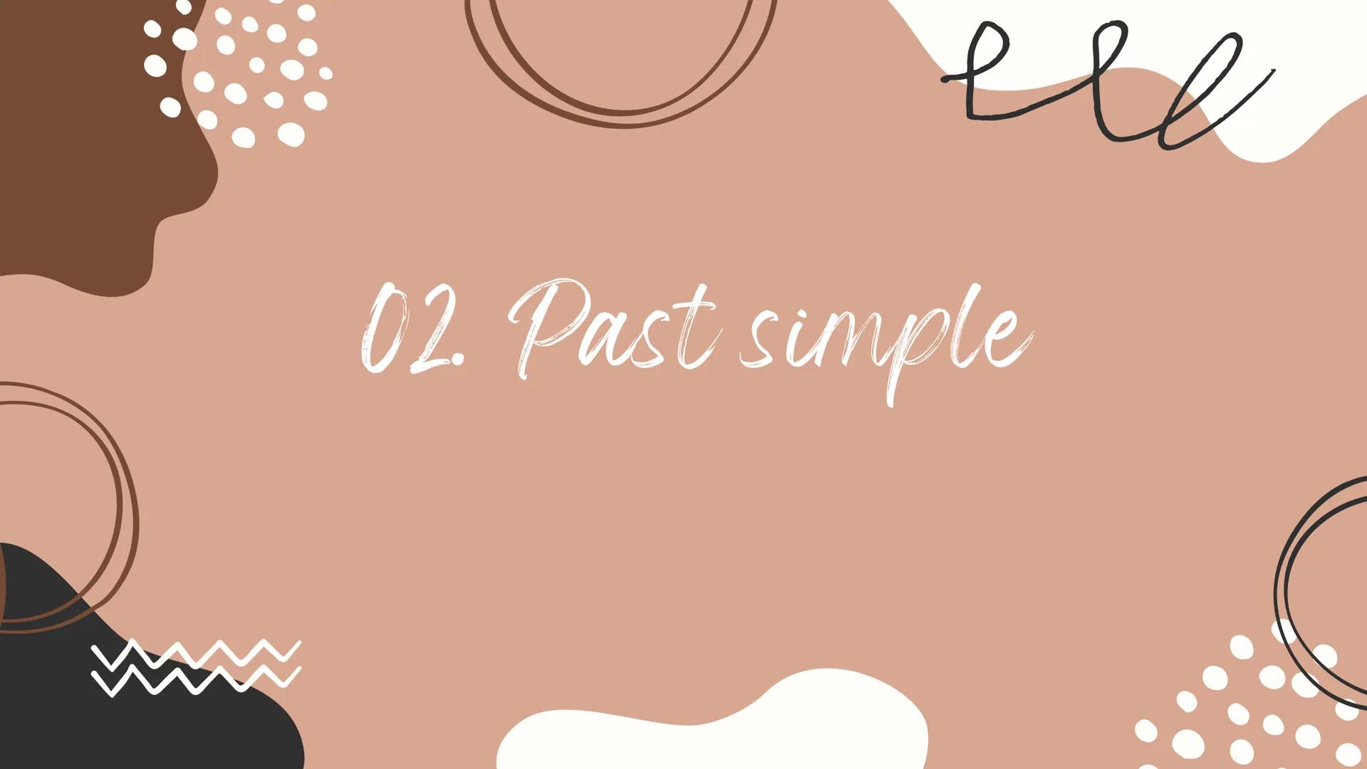 Past simple Índice
еее
01. INTRODUCCIÓN
02.PASADO SIMPLE
03.VERBOS REGULARES
04.VERBOS IRREGULARES
05. EJEMPLOS
06. COMO SE APLICA
EN EL ICF