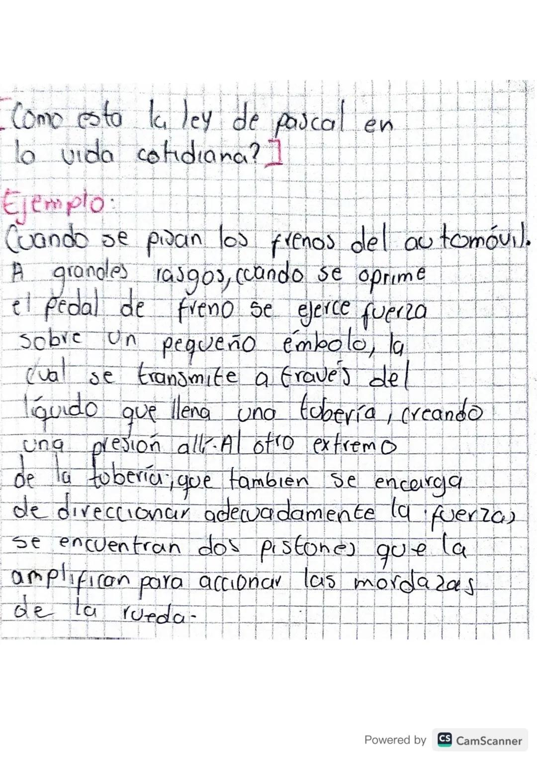 # Formula principio de pascal
p = presión
F = Fuerza
Az área
$P=\frac{F}{A}$
la presión es igual en todo el recipiente
entonces se deriva