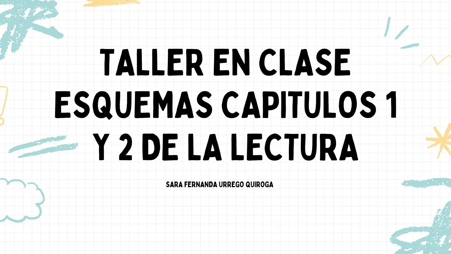 TALLER EN CLASE
ESQUEMAS CAPITULOS 1
Y 2 DE LA LECTURA
SARA FERNANDA URREGO QUIROGA INTRODUCCIÓN
Se entiende por
comunicación al encuentro
d