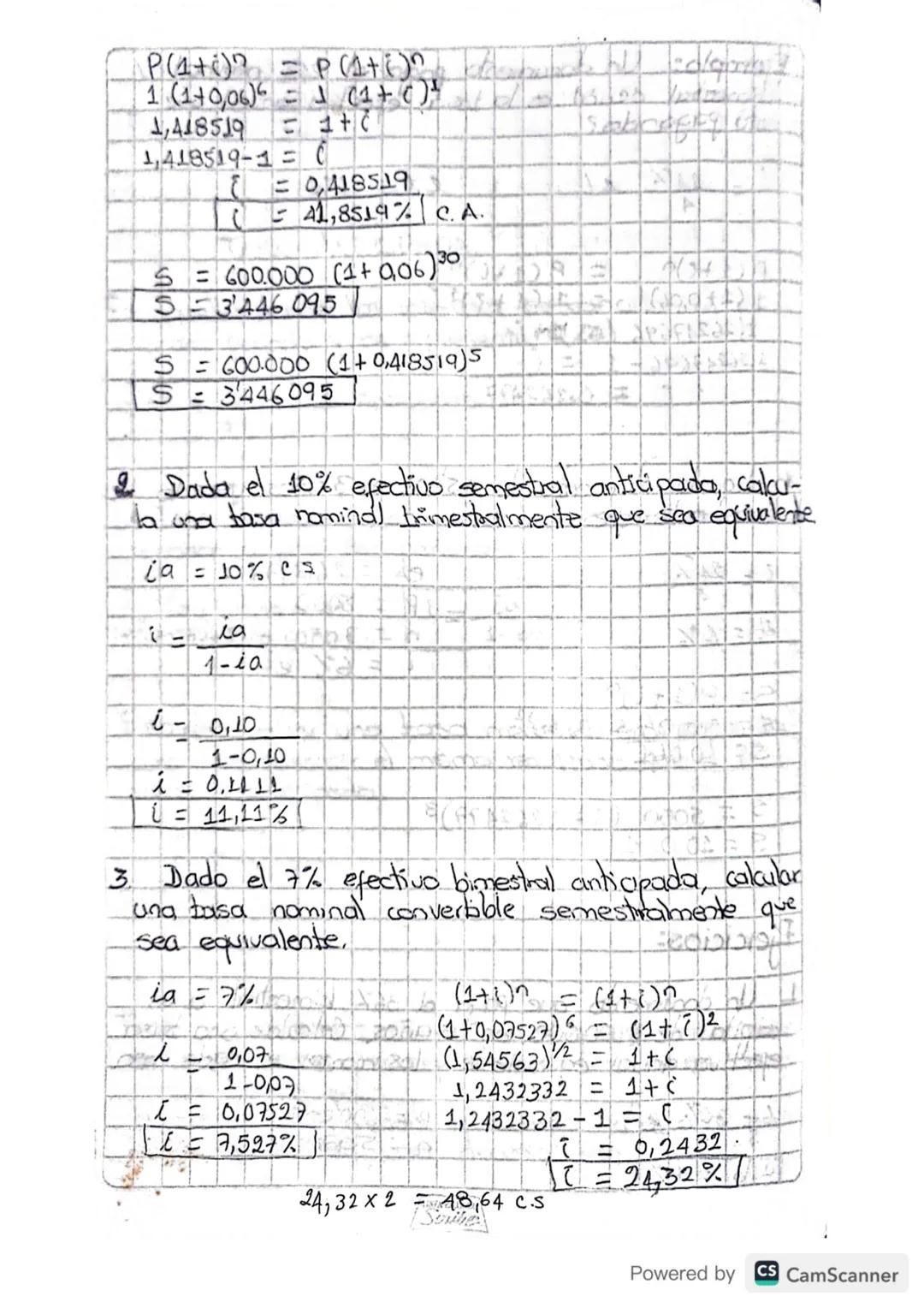 TASA ANTICIPADA
Es aquella donde los intereses se cancelan al
cipto del periodo y se
ία
i
==
1+0
t
represento (ca)
Anticipado
prin-
LA TASA