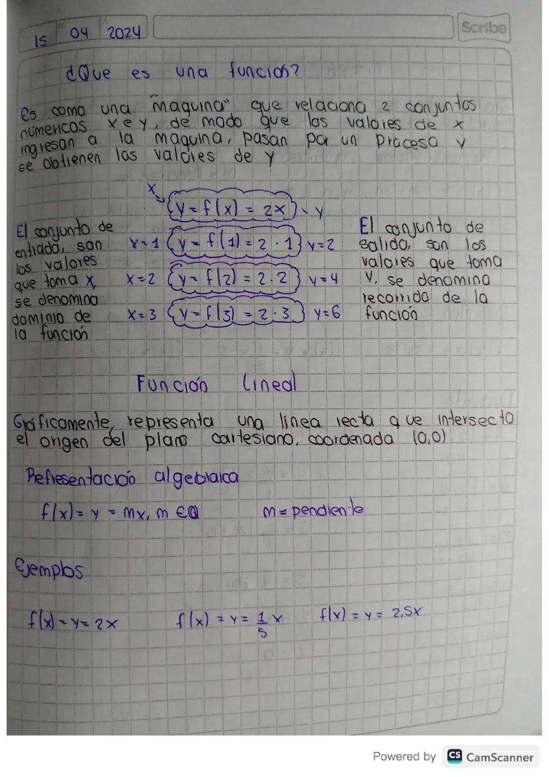 ¿Que es una función?