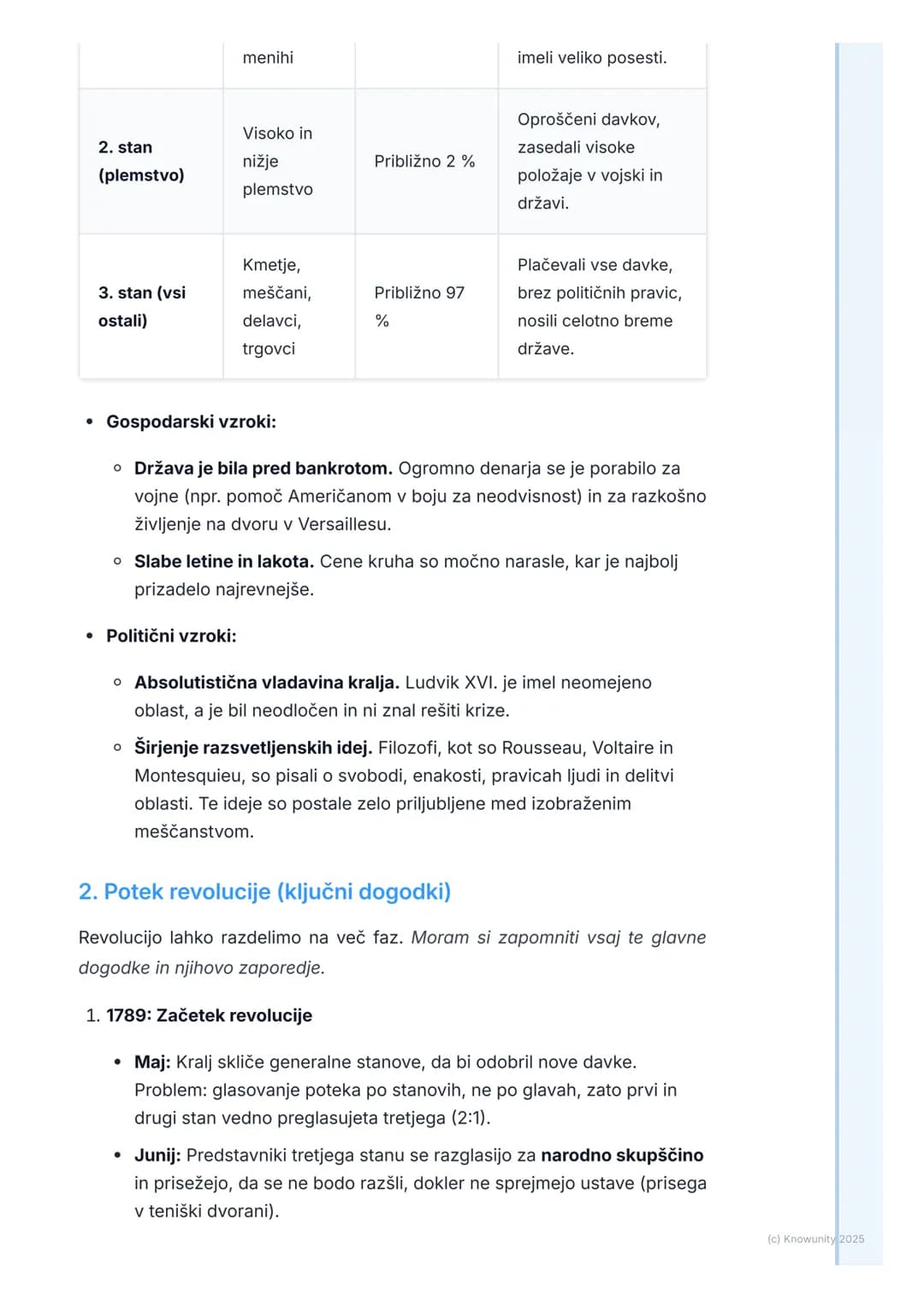 # Francoska revolucija: Vzroki,
potek in pomen
Francoska revolucija: Vzroki, potek in pomen
Francoska revolucija je bila eno najpomembnejš