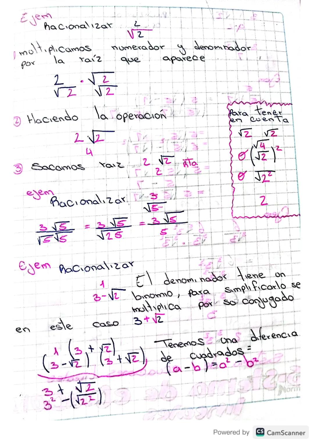 Radicales y propiedades
Recordemos Si b es un
humero real no negativo, la
ra12 Cuadradal de b es on
mero real a no negativo
tal que al (a²=