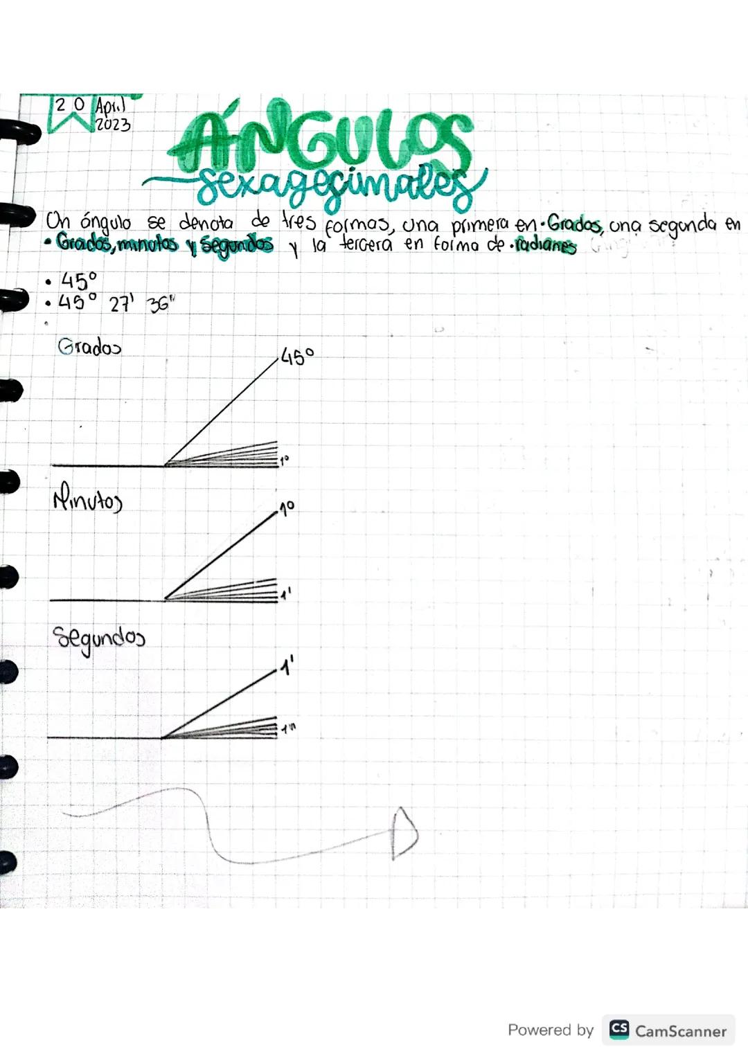 Ángulos Sexagesimales