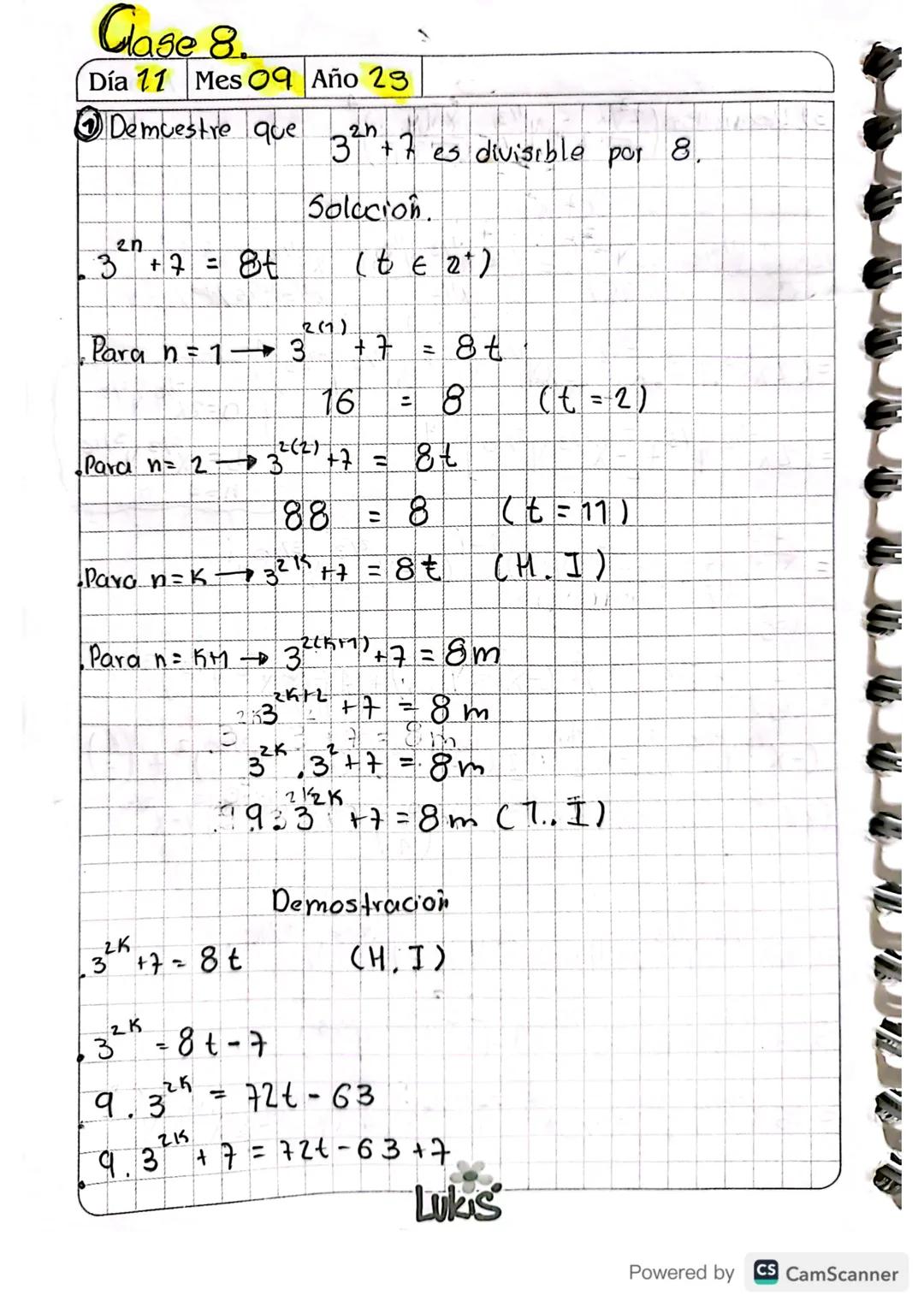 TEOREMA DEL BINOMIO.
Sin es un entero positivo se define la factorial de
n, o "n factorial" asi;
+
n 1.2.4 h
Definimos el coefmeente binomia