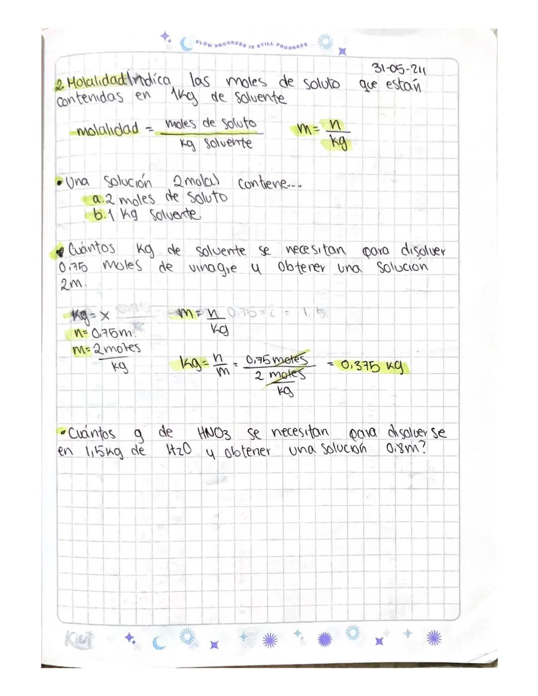 FLOW POST PRODRESS
UNIDADES FÍSICAS DE CONCENT.
1. porcentaje Masa a Masa: %m/m... %P/P
Porcentaje volumen a volumen: Yo٧/٧
3. Porcentaje