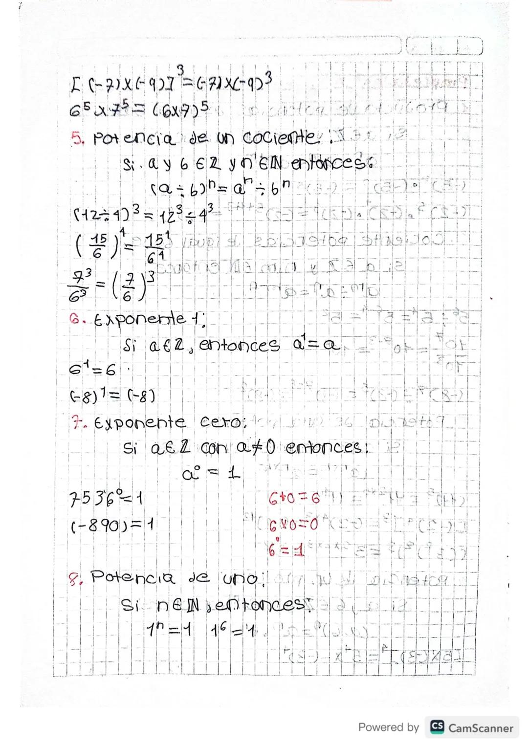 20524
Potenciación
DE Z...
La Potenciacion se desine (como la ope-
Tacion que simplifica la multiplicacion
de varios factores iguales
4
Si a