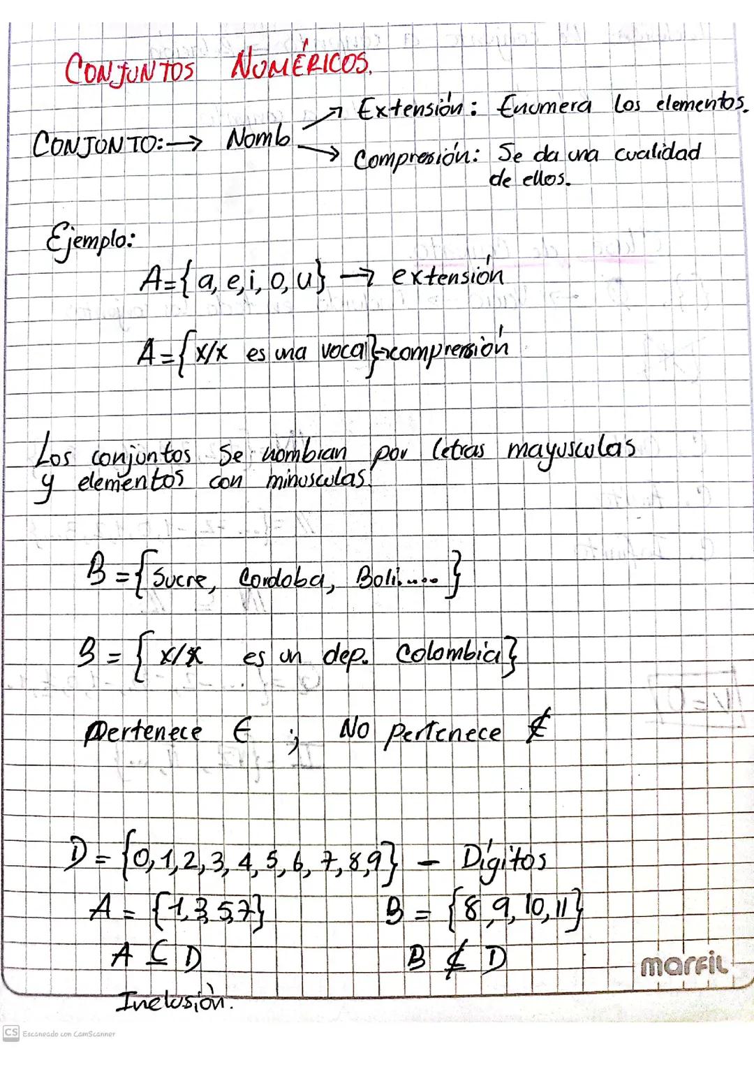 Conjuntos numéricos