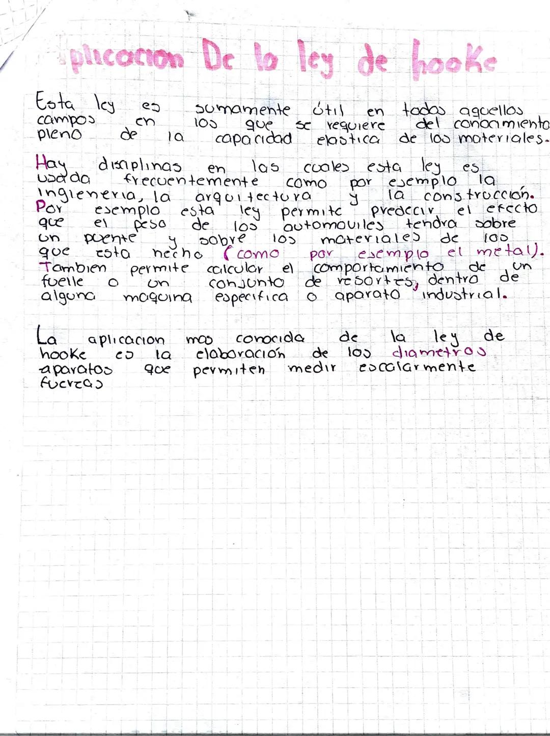 0
La ley de hooke o tambien llamada "La ley
de elasticidad", esta originalmente es usada
para casos de catiramiento longitudinal, esta
ley