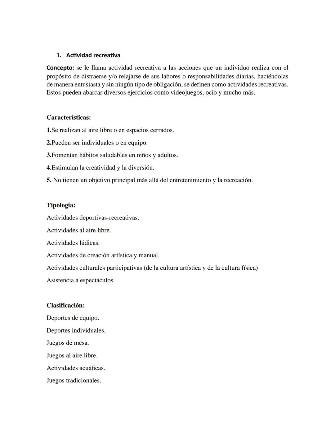 ACTIVIDADES RECREATIVAS
PROFESOR:
ESTUDIANTES: DEPORTE Y CULTURA
ORGANIZACIÓN Y PLANEACION DE ACTIVIDADES RECREATIVAS
1.Actividades Recreati