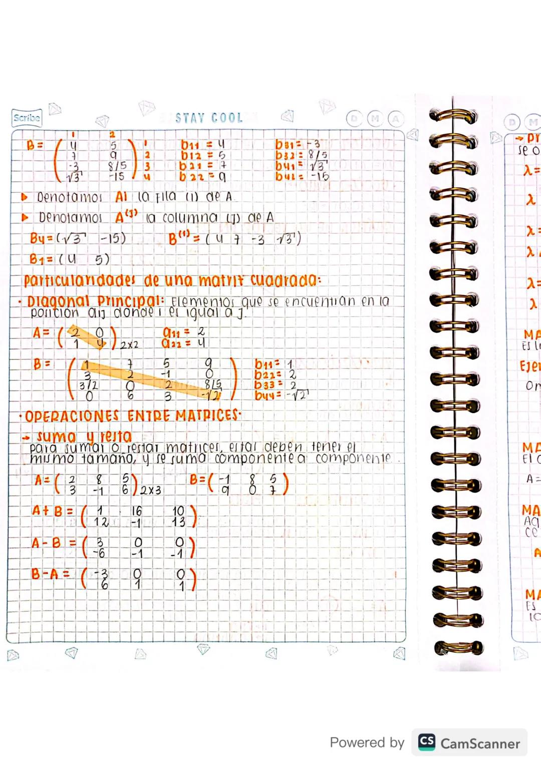 2x2
cuadrada
matrices
ما
Es un arreglo rectangular de números.
Ejemplo:
Cse denotan con letras mayus culas)
A = (20),
5009
BE प
C=74
प 1
8
0