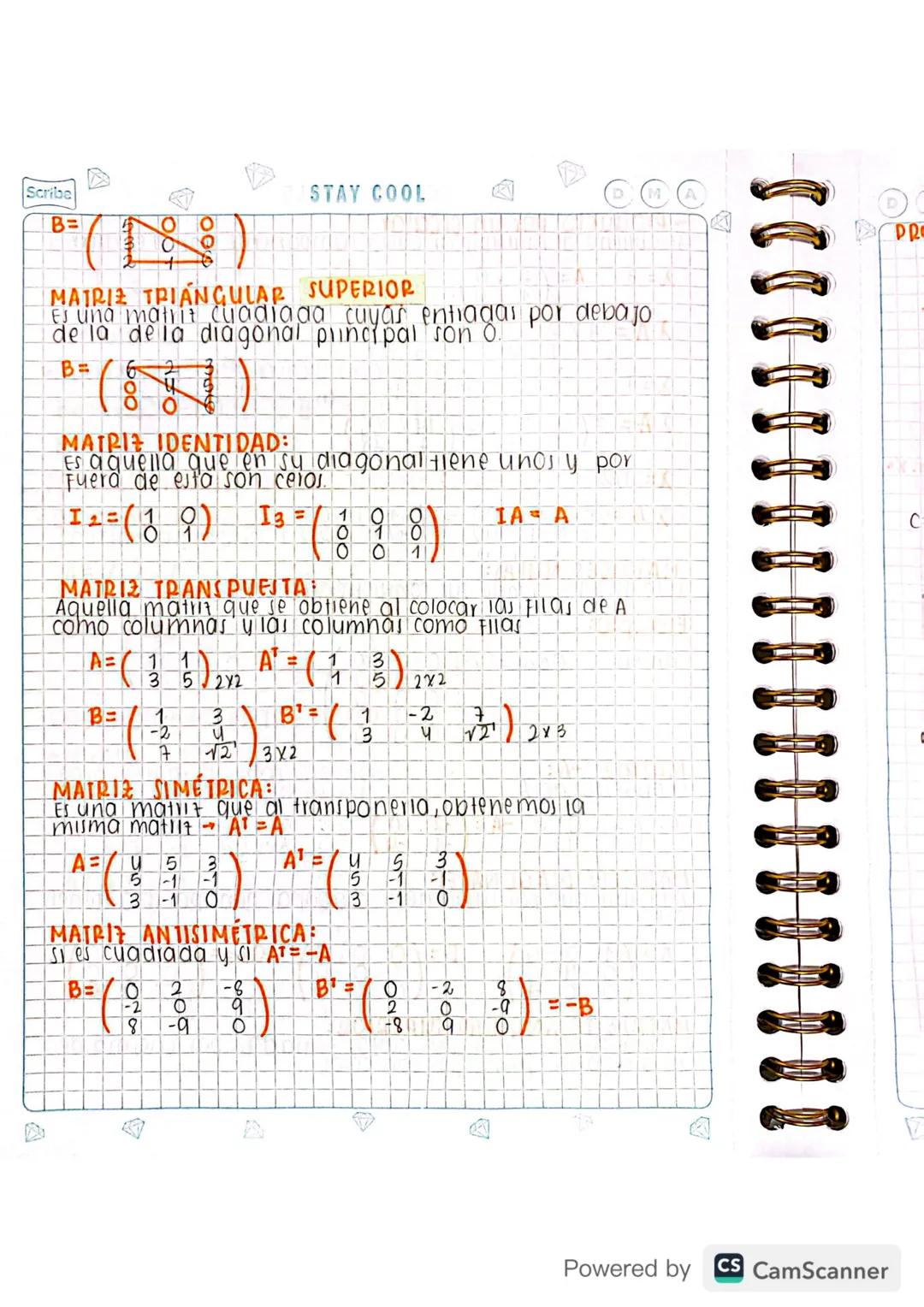 2x2
cuadrada
matrices
ما
Es un arreglo rectangular de números.
Ejemplo:
Cse denotan con letras mayus culas)
A = (20),
5009
BE प
C=74
प 1
8
0