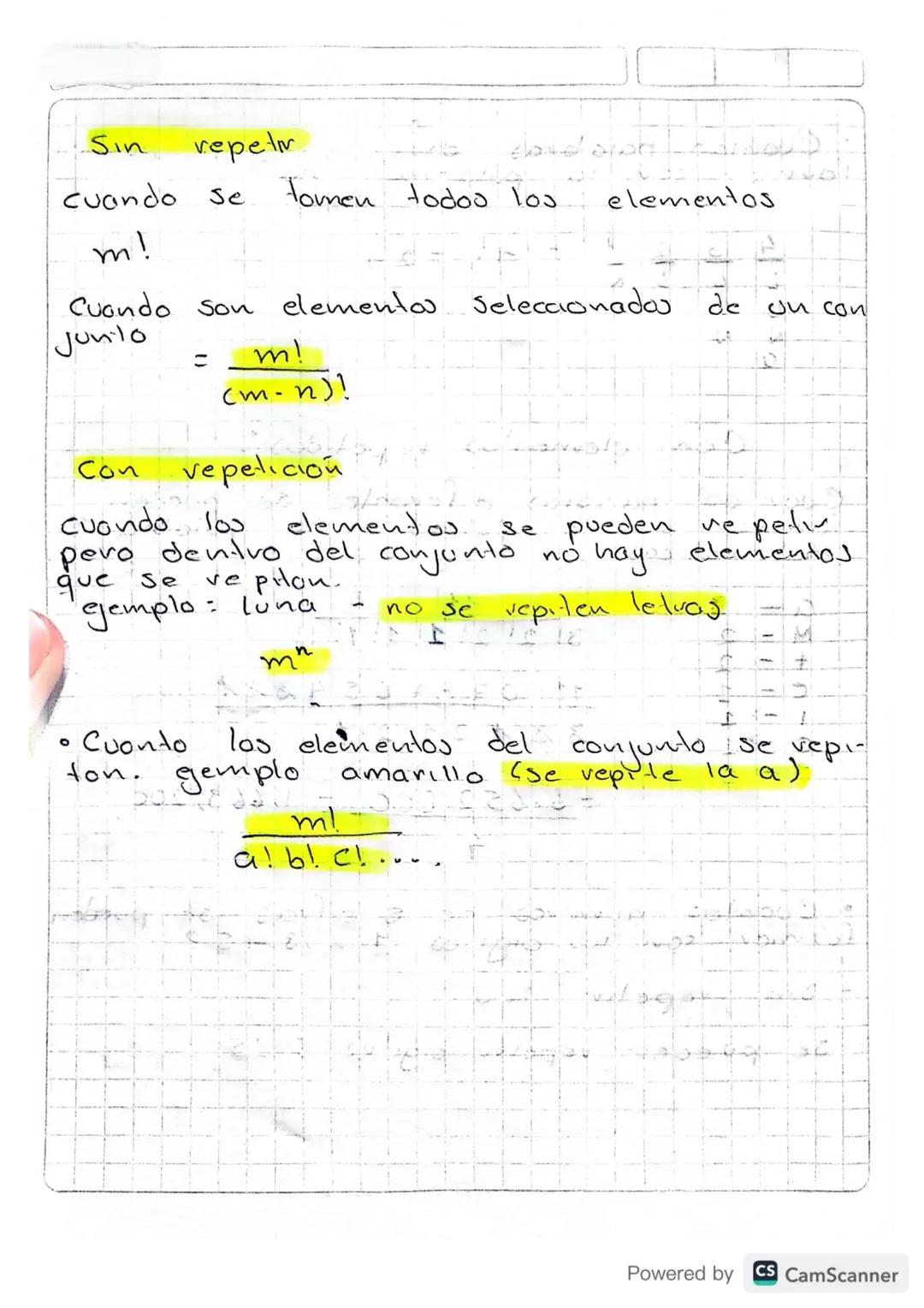 combinaciones
ones
y permutaci
Sirve para contor las distintas aqrup-
como ovdenor cierta cantidad de
aconesy
elementos.
1·2·3-6
Tengo s
car