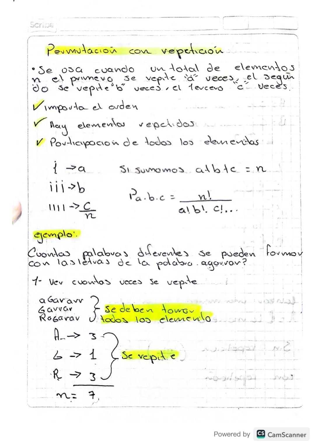 combinaciones
ones
y permutaci
Sirve para contor las distintas aqrup-
como ovdenor cierta cantidad de
aconesy
elementos.
1·2·3-6
Tengo s
car