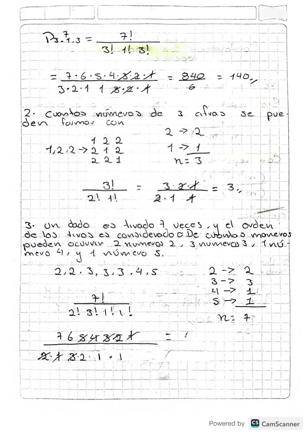 combinaciones
ones
y permutaci
Sirve para contor las distintas aqrup-
como ovdenor cierta cantidad de
aconesy
elementos.
1·2·3-6
Tengo s
car
